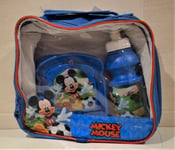 MICKEY MOUSE INSULATED  3 IN 1 LUNCH BAG BOX BAG DRINK BOTTLE SANDWICH BOX