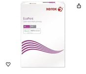 One Ream of Xerox EcoPrint A4 Copier Paper - 500 Sheets (80gsm)