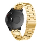 Garmin Fenix 5X klockband av rostfritt stål - Guld