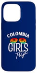 Coque pour iPhone 14 Pro Max Colombia Girls Trip Travel Vacation Femmes Colombie