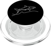 Global Oceans Protection requin marin Grand requin blanc PopSockets PopGrip pour MagSafe