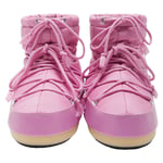 Moon Boot Icon Light Low Nylon Snow Boots Rosa EU 39-40 Kvinna