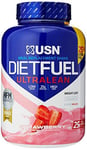 USN Diet Fuel UltraLean Strawberry 2.5KG: Meal Replacement Shake Diet Protein