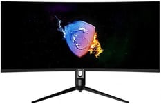 Optix Mag342Cqrv Écran Gaming Incurvé 34"" Uwqhd-Dalle Va 1500R,3440X1440,100Hz / 1Ms,21:9,Adaptive Sync,Hdr Ready-Displayport 1.2,Hdmi 1.4 & 2.0