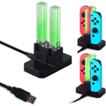 Nintendo Switch Manette Joy-Con Chargeur Stable Charger Stand pour Charger les quatre Nintendo Switch Manette Joy-Cons