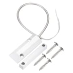 N.C. Door Alarm Contact Sensor, 2 Pcs 0-100V/0.5Amp Magnetic Reed Switch, Grey