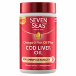 Seven Seas Cod Liver Oil 300mg - 60 Capsules x 3