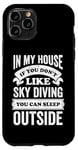 iPhone 11 Pro Funny Sky Diving Sky Diver Joke Hobby Hobbyist Case