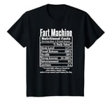 Youth Nutrion Facts Fart Machine Dad Jokes Funny Farting Humor T-Shirt