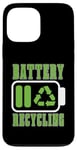 iPhone 13 Pro Max Battery Recycling Raise Awareness Lovers Trash Day Recycling Case