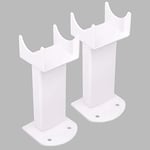 NRG Pair of Floor Mounting Feet for Oval Designer Double Radiators White