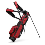 Sunday Golf Loma XL Bag - Lightweight Bag with Strap and Stand – Easy to Carry Pitch n Putt Golf Bag – Par 3 and Executive Courses, 3.4 pounds (Ron Burgundy)