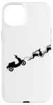 Coque pour iPhone 15 Plus Retro Scooter Club Vacances Renne Gear Head Scoot Life