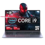 PC Portable,Intel® Core™ i9-8950HK(6C-12T, jusqu'à 4,8 GHz),RAM 32 Go DDR4 1 To SSD,Windows11 Pro,WIFI6，Ordinateur Portable Gamer Gris