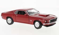 Ford Mustang Boss 429 1969 red diecast modelcar 24067 Welly 1:24