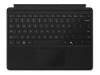 Microsoft Surface Pro Keyboard - Tastatur - Med Styrepute, Akselerometer - Bakbelysning - Qwerty - Nordisk - Svart - For Surface Pro 10 For Business