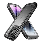 SPORTLINK Coque pour iPhone 14 Pro Max Étanche Antichoc - 360 degres Incassable Militaire Rigide Intégrale Case/Bumper [IP68 Waterproof/Imperméable] Antipoussière [avec Protection Camera+Écran] 6,7"