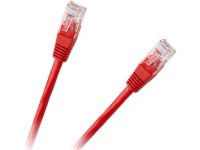 N Patchkabel UTP 8c kontakt-till-kontakt-kabel 3,0 m CCA röd cat.6e
