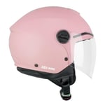 CGM Mini Casque Jet Mixte Enfant, Rose Opaque, YM (49-50cm)