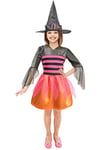 Ciao- Barbie Glamour Witch Petite sorcière Halloween Special Edition Costume Robe déguisement Original Fille (Taille Ans), Girls, 11657.8-10, Multicolor, 8-10 Years