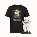 Ghostbuster Stay Puft Marshmallow Collectible And T-Shirt Bundle - Women's - 4XL