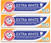 Arm & Hammer Extra White Care Baking Soda Toothpaste 125g | Oral Care X 3