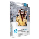 HP 2x3" Premium Zink Photo Paper (50 Sheets) Compatible with Sprocket Portable P