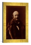 Kunst für Alle 'Image encadrée de Nadar Jacques Offenbach (1819–80), German Composer, Portrait Photograph, d'art dans Le Cadre de Haute qualité Photos Fait Main, 30 x 40 cm, Or Raya