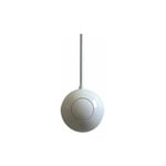 Bouton poussoir pneumatique réservoir WC haut apparent, blanc