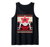 Stranger Things Christmas Dark Pattern Demogorgon Tank Top