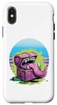 iPhone X/XS Monster chest sharp teeth long tongue horror fantasy monster Case