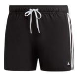 Adidas 3-Stripes CLX Badshorts Men Black/white 3XL - Fri frakt