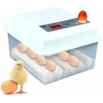 Senderpick - Couveuse entièrement automatique Mini couveuse à oeufs Couveuse à poulets Éleveur de surface 16 oeufs à couver Oeufs de canard Oeufs