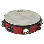 Remo TA-5208-52- Fiberskyn Tambourine Quadura Deep Red, 8"