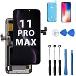 Ersättning iphone 11 pro max skärm  med reparationsverktyg Vattentätt lim