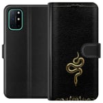 OnePlus 8T Plånboksfodral Guld Orm