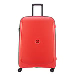 DELSEY PARIS - Belmont Plus - Rigid Luggage Suitcase 76 cm x 52 cm x 32 cm - 102 L - XL -, Tangerine Orange, XL, Suitcase