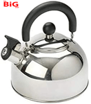 Camping  Whistling  Kettle  Large  2  L  Stovetop  Kettles  for  Gas  Stove  or