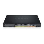 ZYXEL XMG1930-30HP, 24-PORT 2.5GBE SMART MANAGED LAYER 2 POE 700W 22XPOE+/8XPOE++ SWITCH WITH 4 10GB