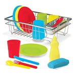 Melissa & Doug Let’s Play House! Wash & Dry Dish Set