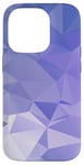 Coque pour iPhone 14 Pro Simple Abstrait Bleu Abstrait Triangle