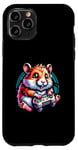 Coque pour iPhone 11 Pro Hamster Joueur À La Manette