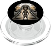 Aztec Warrior Mask Ancient Civilization Mexican Heritage PopSockets PopGrip pour MagSafe