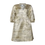 Jannie Aya Dress - Gold Mix