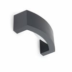 Ancora 1 Light Outdoor Wall Light Dark Grey IP44 E27