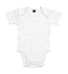 Body Bébé Coton Organic Jambes Manches Courtes - Bz10 - Blanc