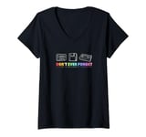 Womens Dont Ever Forget Floppy Storage Devices Retro Floppy Disk V-Neck T-Shirt