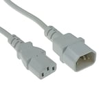 ACT Powercord 13-C14 Wh 1,20 m Cable d'alimentation