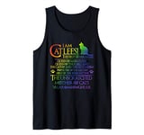 I Am Catleesi Mother Of Cats Rainbow - Funny Cat Lover Tank Top