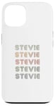 Coque pour iPhone 13 T-shirt Love Heart Stevie Style grunge/vintage noir Stevie